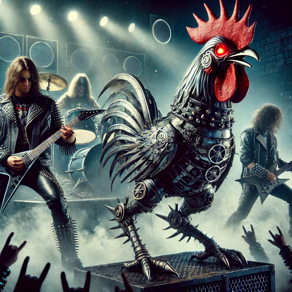 Metal rooster